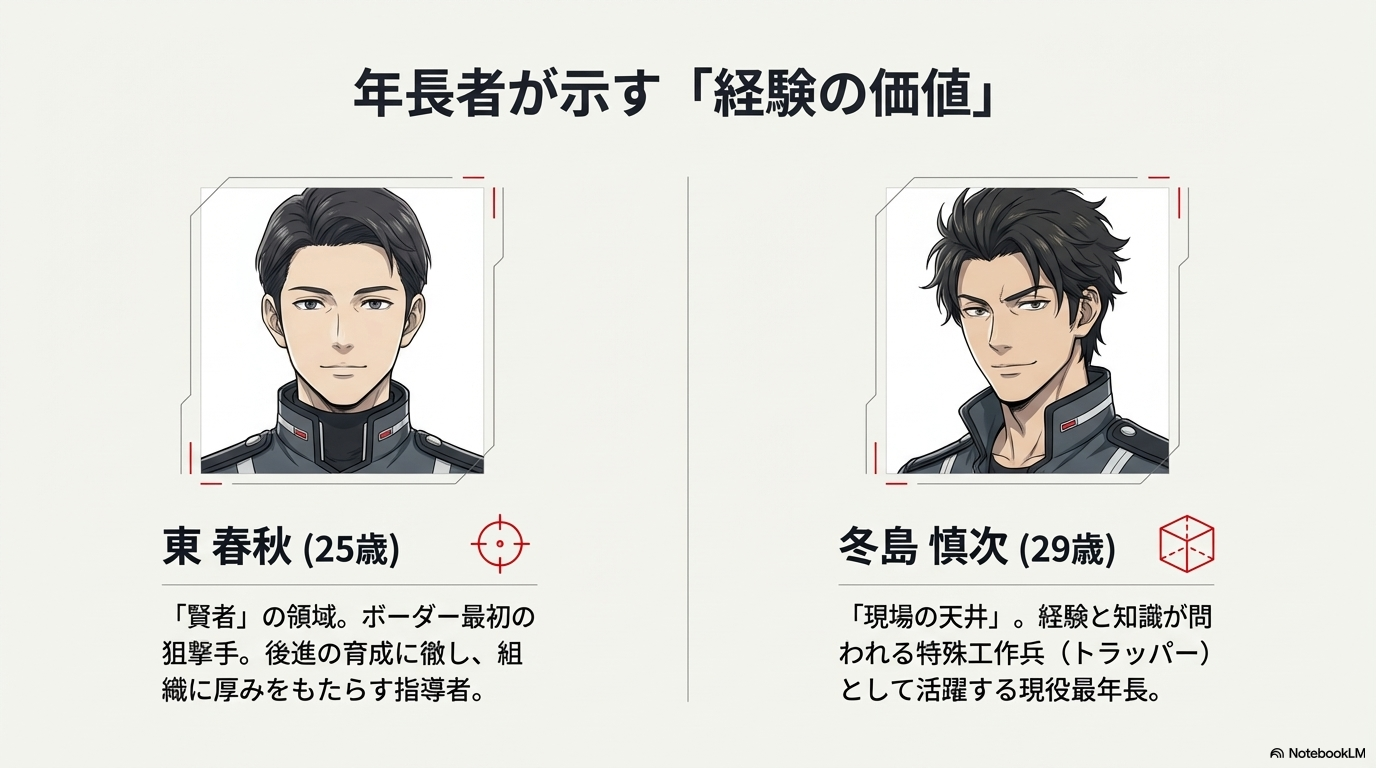 25歳の東春秋と29歳の冬島慎次が示す経験の価値と役割の解説
