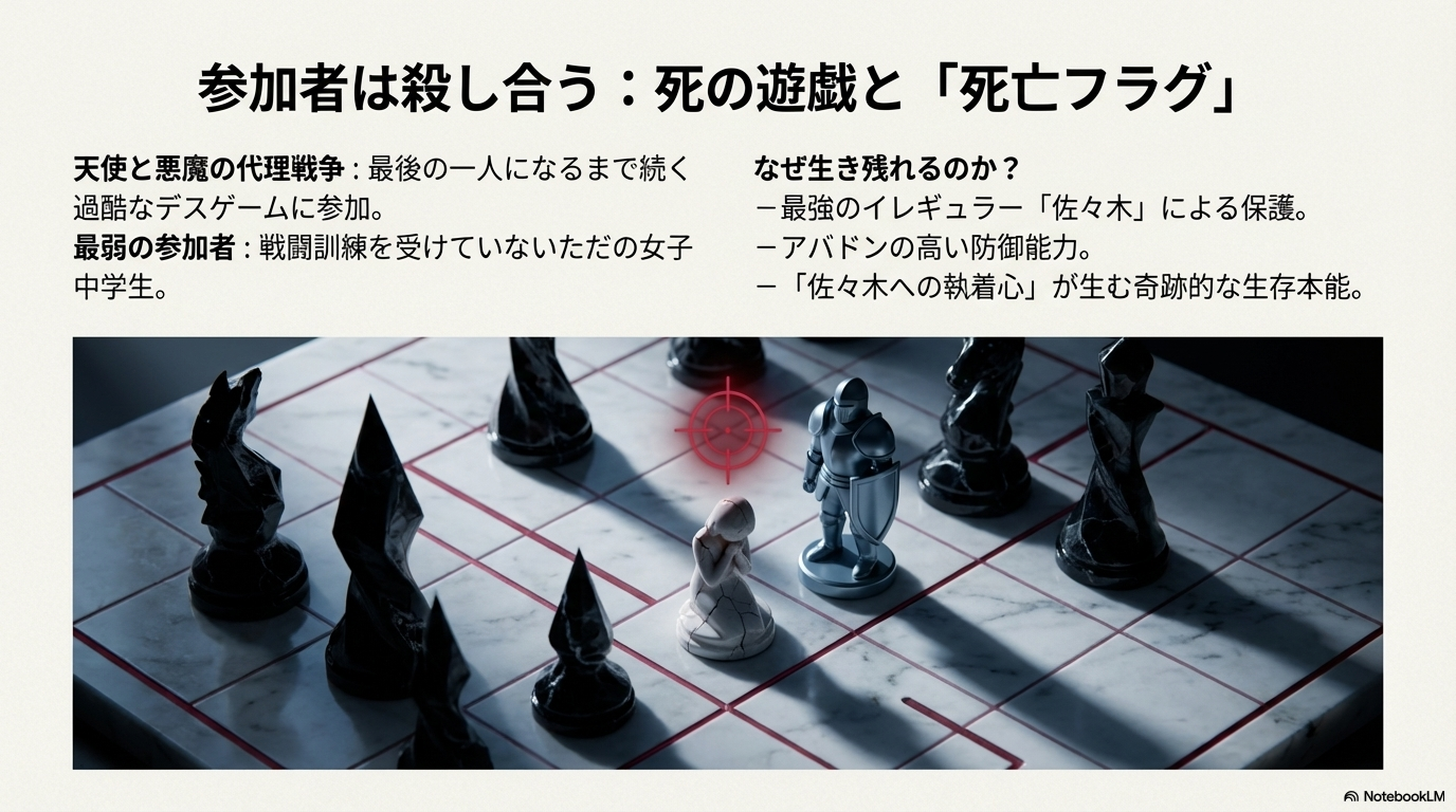 チェス盤の上で死の危険に晒されながらも守られるお隣さんのイメージ