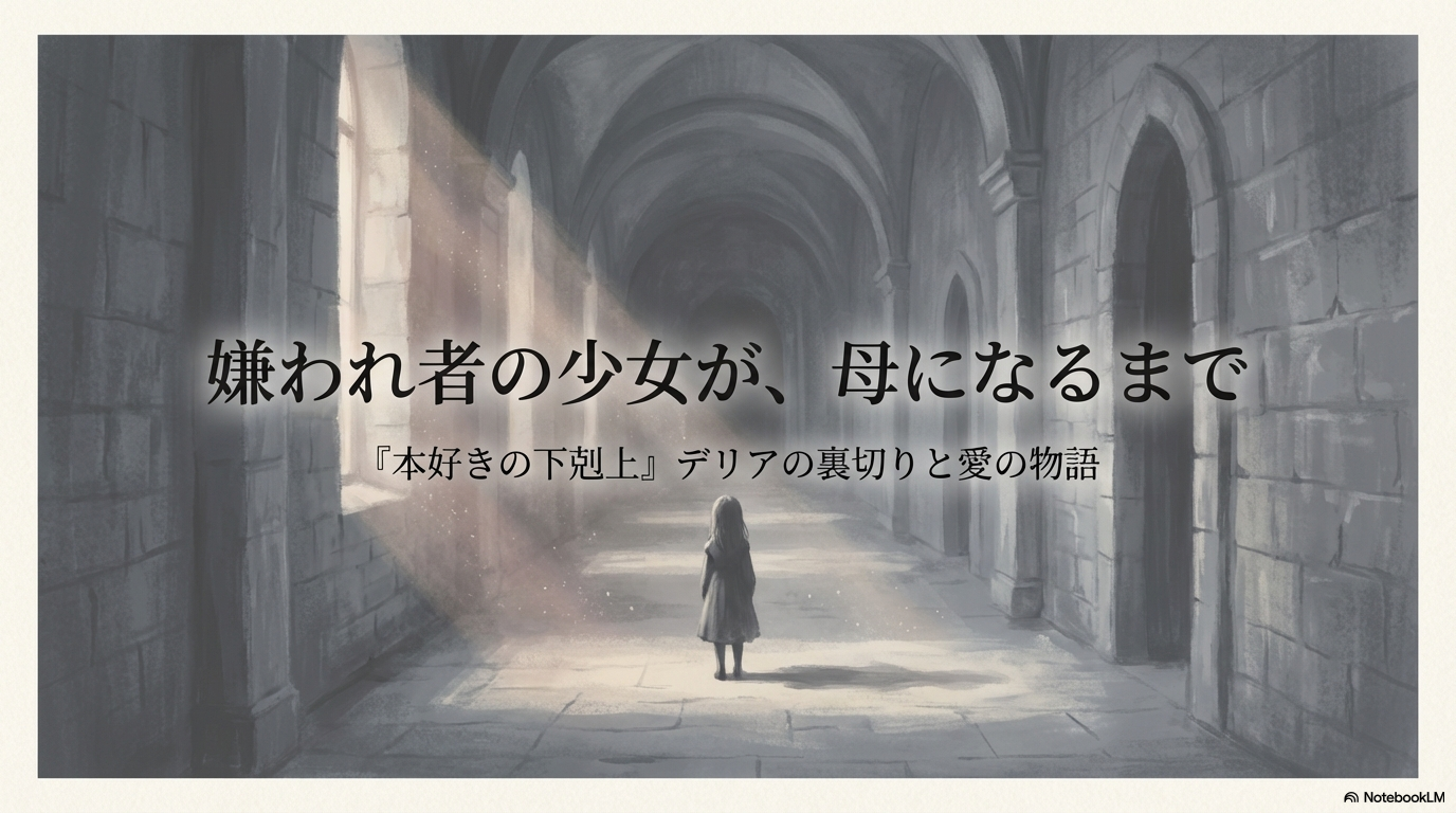 本好きの下剋上のデリアが嫌われ者から母になるまでの物語を描いたイラスト