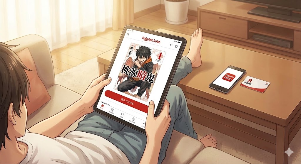 楽天Koboで桃源暗鬼を読むのがおすすめ