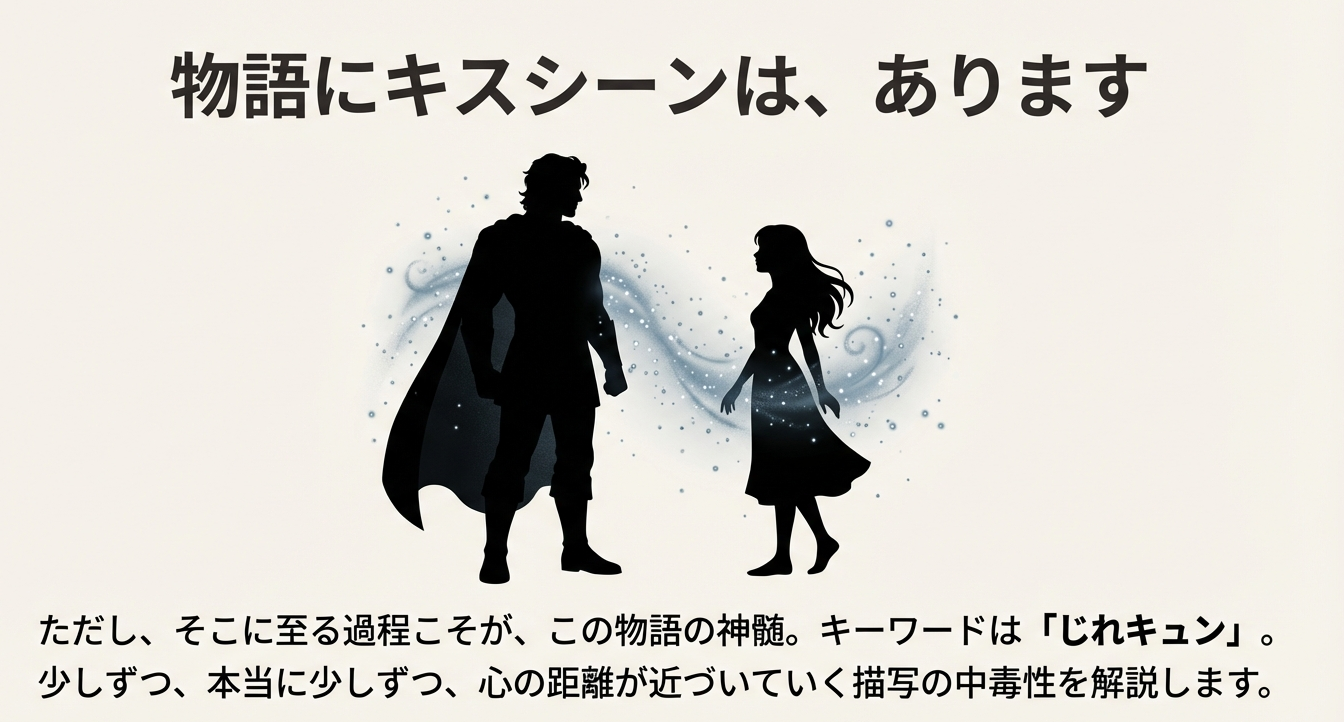 永年雇用は可能でしょうかにおける魔力供給（額・手へのキス）と恋愛的なキスの違いを解説した図