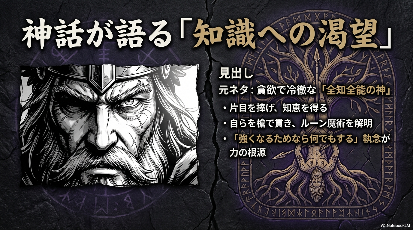 北欧神話のオーディン 全知全能の神としての執念
