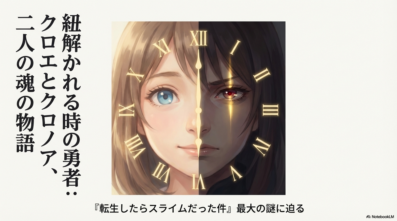 転生したらスライムだった件でクロエに宿った精霊の正体や物語のポイントをまとめた解説画像