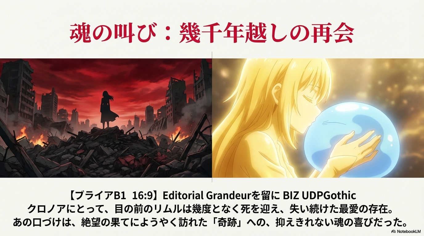 クロエの体の中に同居するクロエ、ヒナタ、クロノアの3つの魂の関係性を示した図