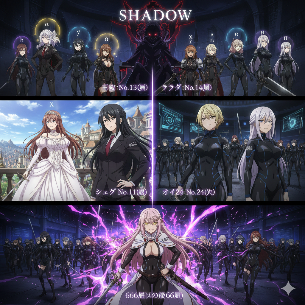 陰の実力者になりたくて ナンバーズ 一覧