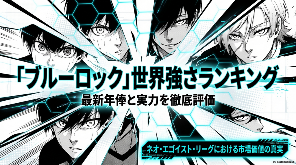 ブルーロックの世界強さランキング最新評価と年俸、ネオ・エゴイスト・リーグにおける市場価値を網羅した解説スライド