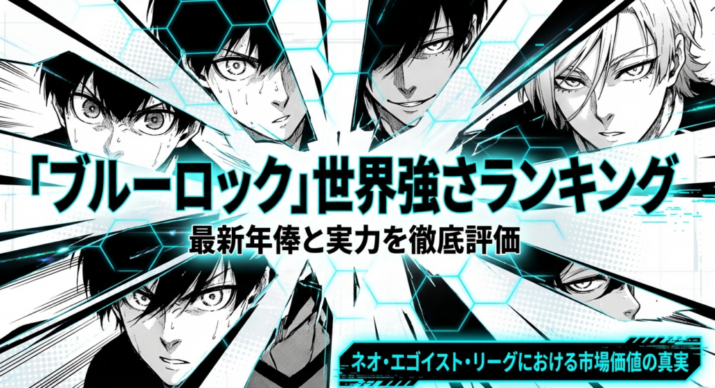 ブルーロックの世界強さランキング最新評価と年俸、ネオ・エゴイスト・リーグにおける市場価値を網羅した解説スライド