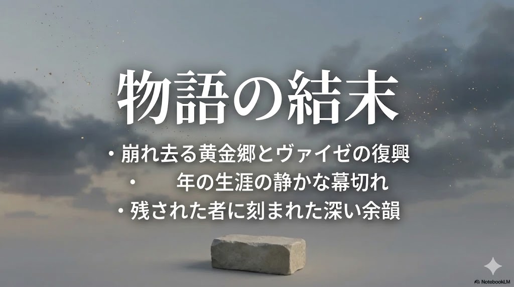 黄金郷編の結末とヴァイゼの復興・マハトの死