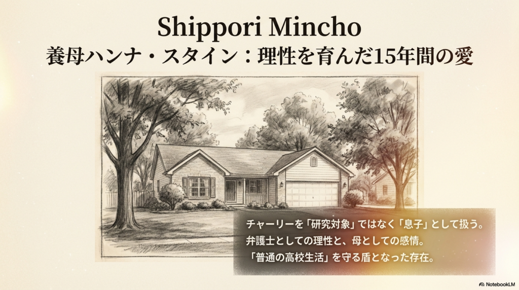 チャーリーを息子として育て「普通の高校生活」を守ろうとしたハンナ・スタインの解説画像