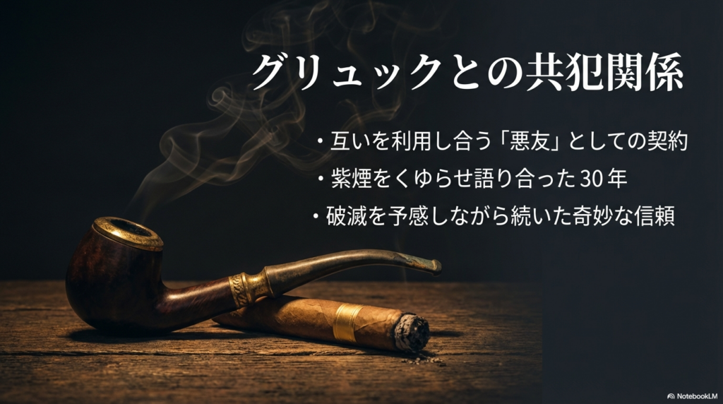 マハトとグリュックの共犯関係と30年の奇妙な信頼
