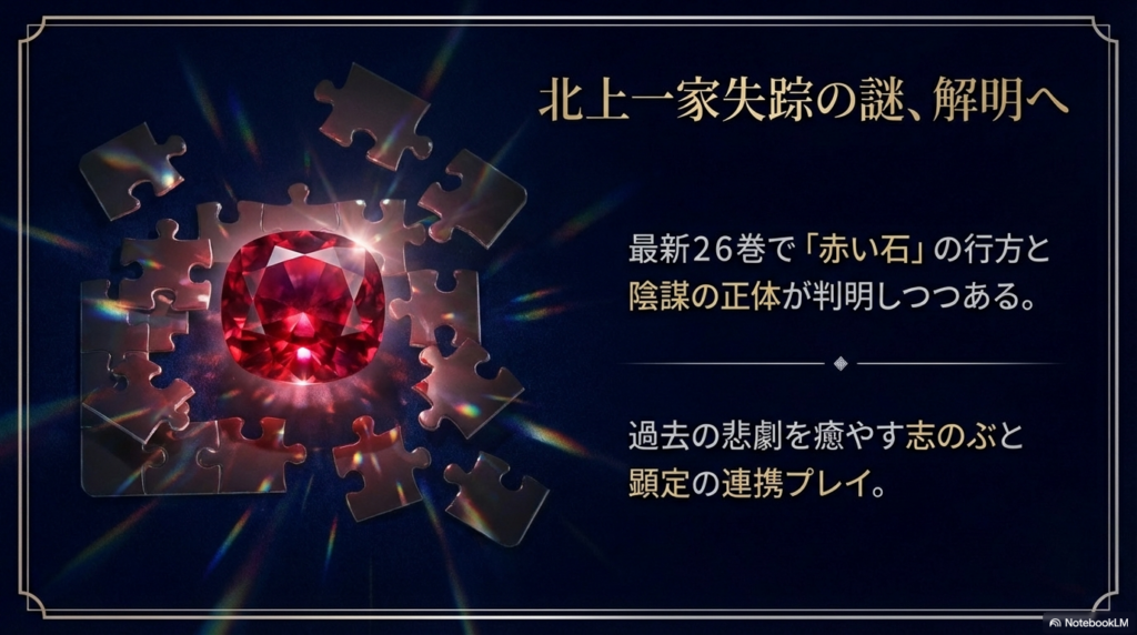 最新26巻で明かされる北上一家失踪の謎