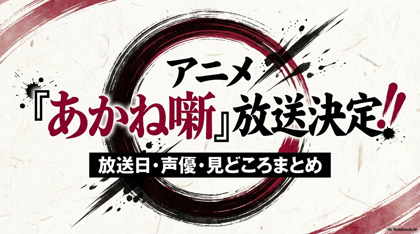 あかね噺 アニメ放送決定
