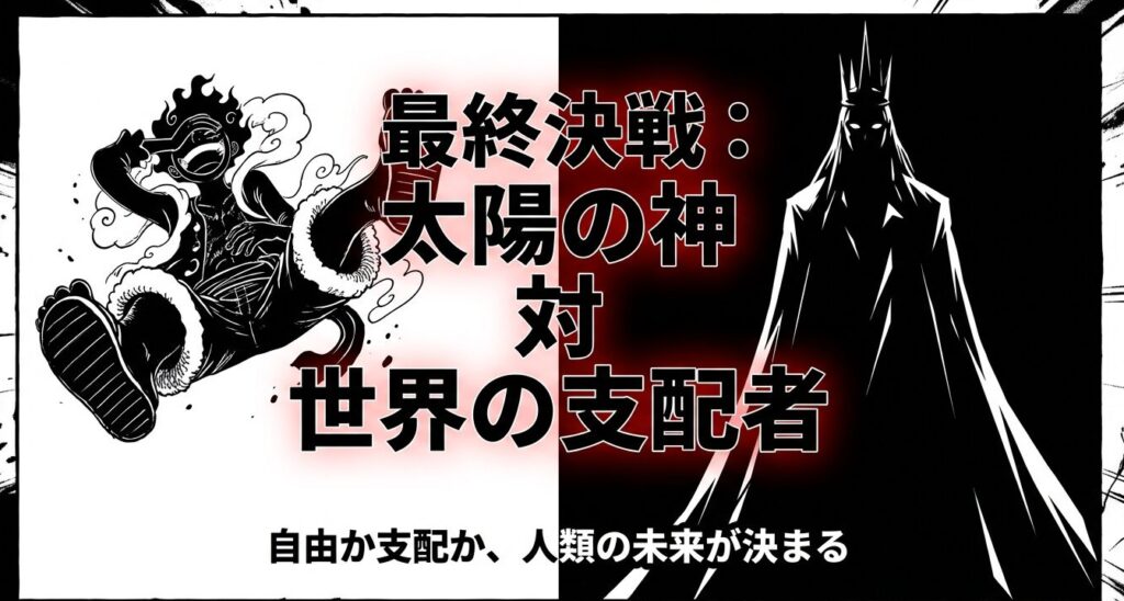 太陽の神ニカ対世界の支配者イム様が描く人類の未来を決める最終決戦