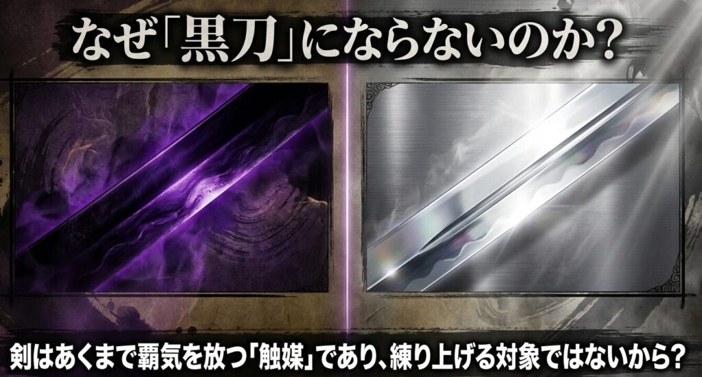 剣は覇気を放つ触媒だからなのか、シャンクスの愛剣グリフォンがなぜ黒刀にならないのかの考察