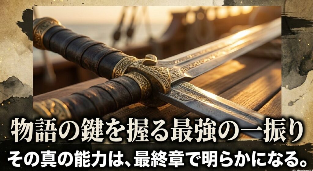 物語の鍵を握る最強の一振り、その真の能力は最終章で明らかになる
